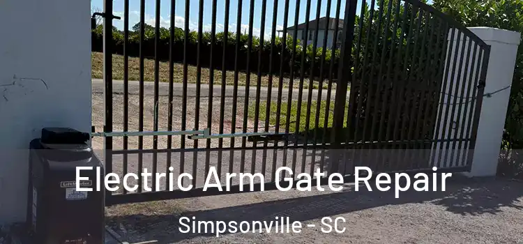 Electric Arm Gate Repair Simpsonville - SC