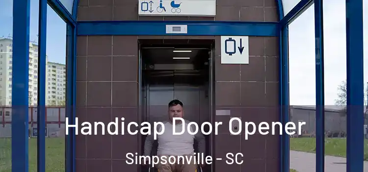 Handicap Door Opener Simpsonville - SC