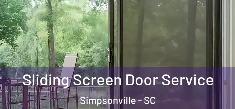  Sliding Screen Door Service Simpsonville - SC